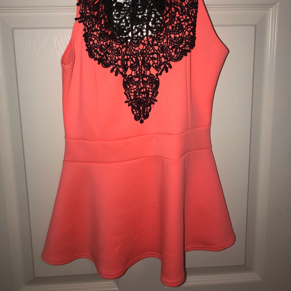 Dress top with crochet